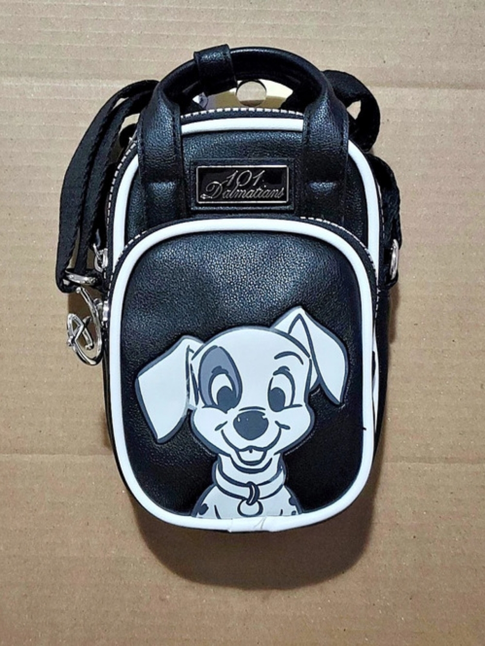 Disney 101 Dalmatians Mini Crossbody Bag in Black & White NWT